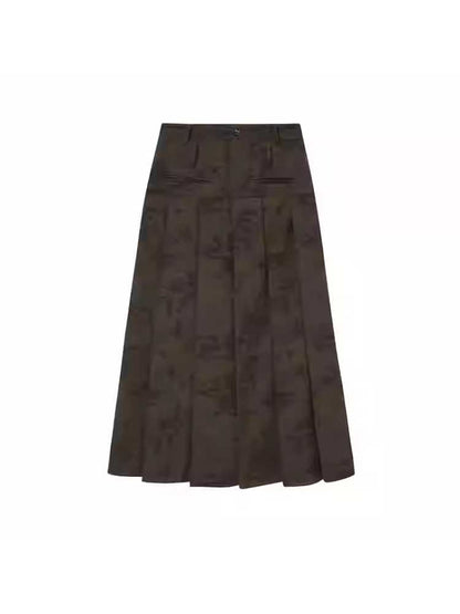 PLEATED LONG SKIRT [S0000010801]