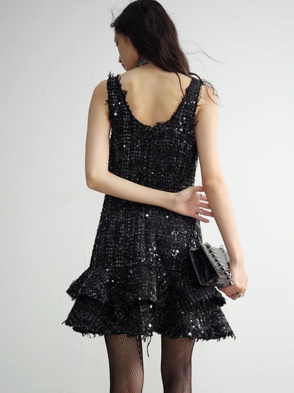 SEQUINED CAKE Dress [S0000010923]