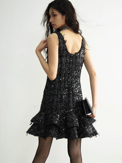 SEQUINED CAKE Dress [S0000010923]