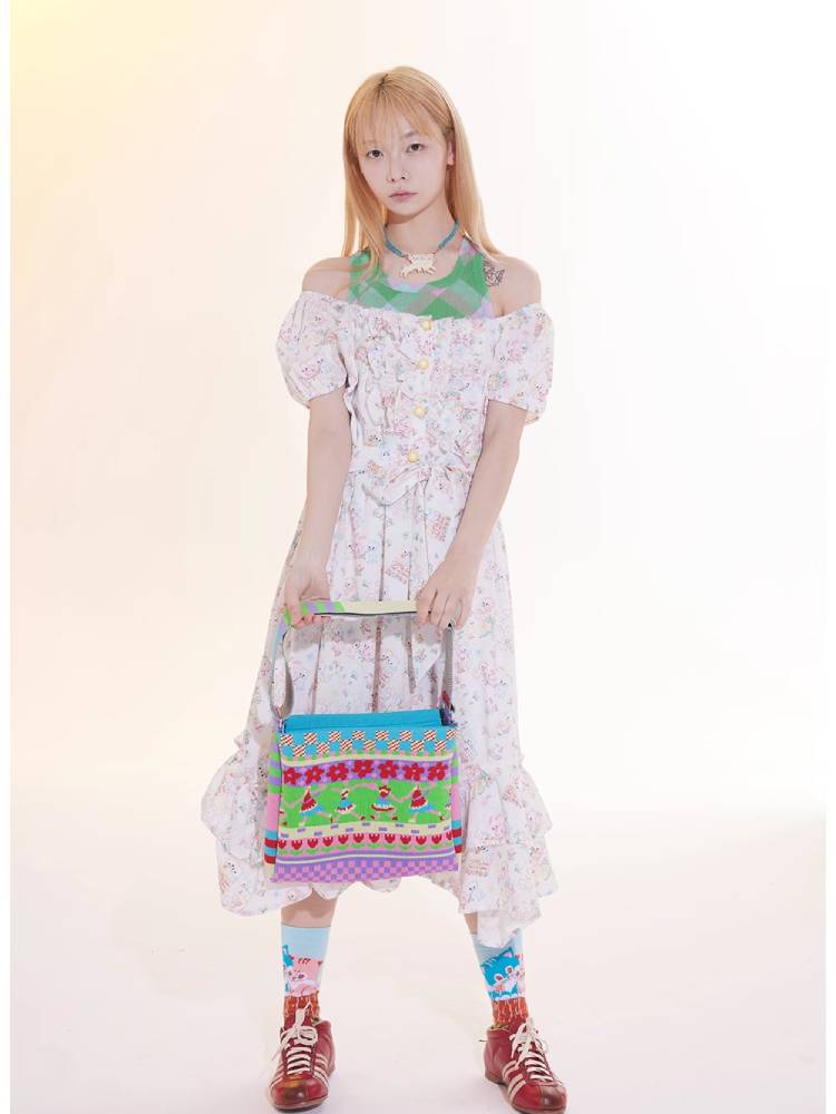 Colorful shoulder bag【s0000009050】