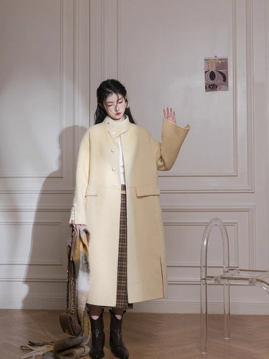 Purple smoke plaid slit skirt【s0000005816】