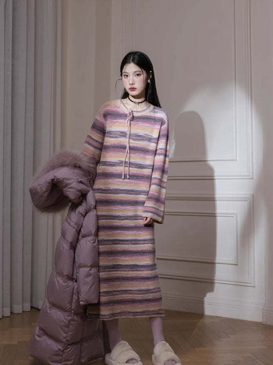 Gradation loose wool skirt【s0000005805】