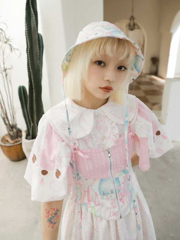 Puff sleeve princess dress【s0000010072】