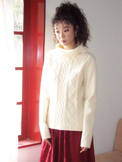 Turtleneck Loose Sweater [S0000010707]