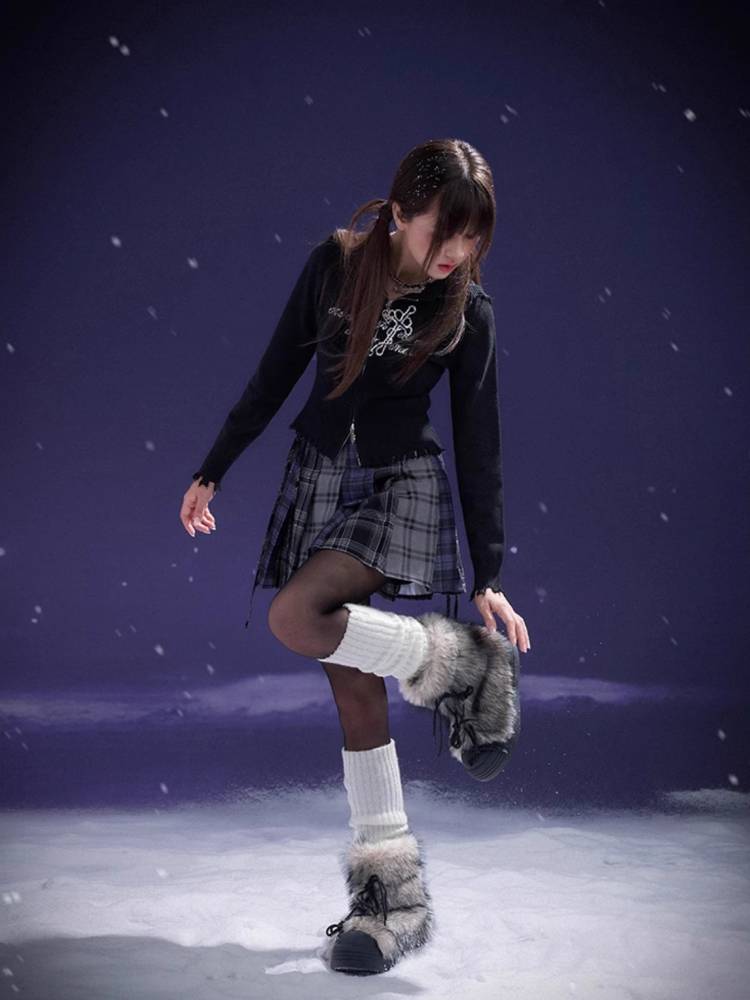 Double zipper knit cardigan【s0000011289】