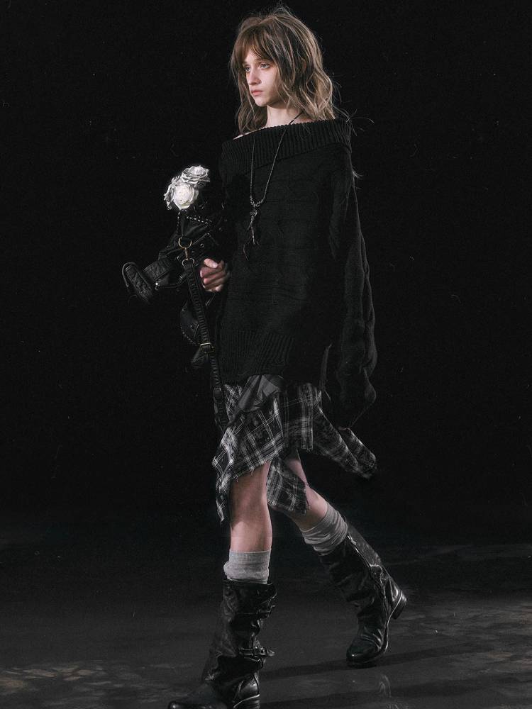 Loose printed sweater【s0000011453】