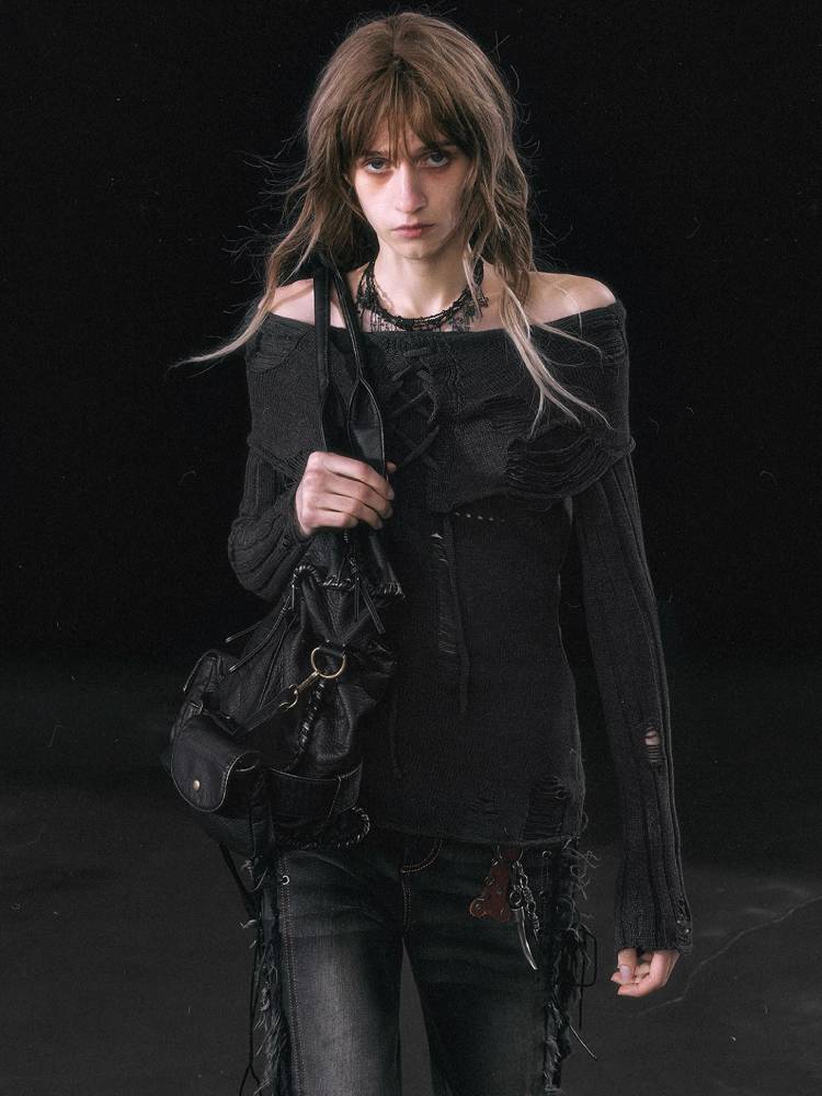 Retro textured leather bag【s0000011450】