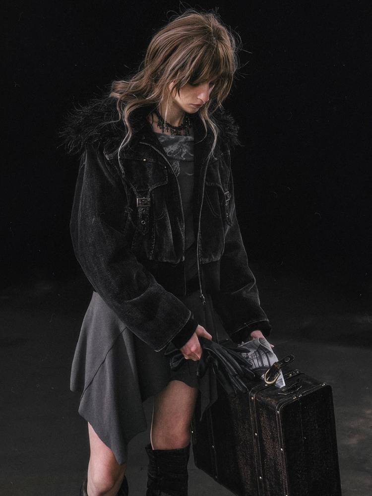 Fur cotton jacket【s0000011451】