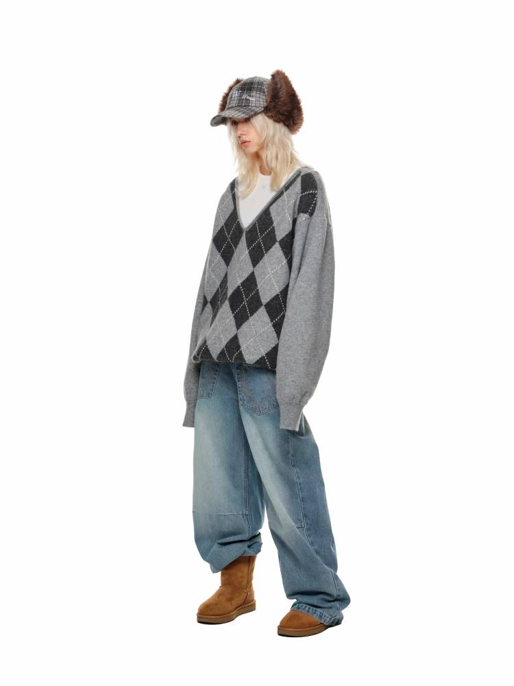 넓은 다리 바지를 씻고 [S0000011371]