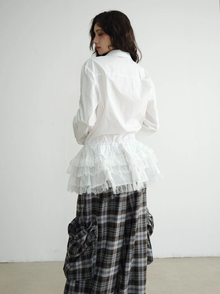 Heavy Lace Waist Shirt [S0000010918]