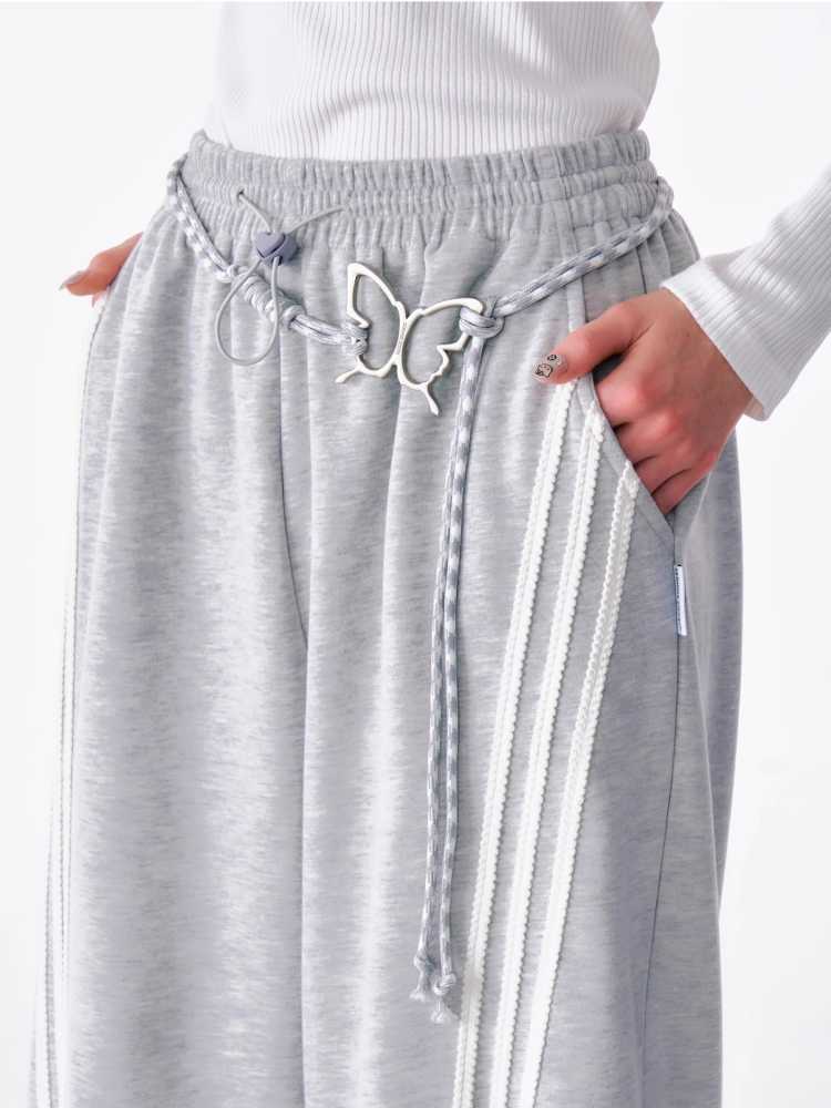 Straight Wide Leg Casual SweatPants [S0000010176]