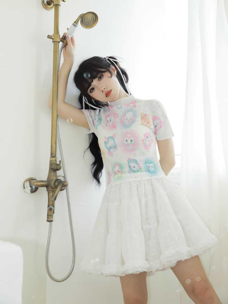 Lace tutu skirt【s0000010078】