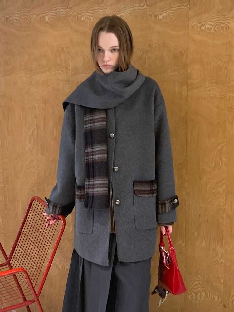 RETRO FASHION WOOL COAT [S0000010815]