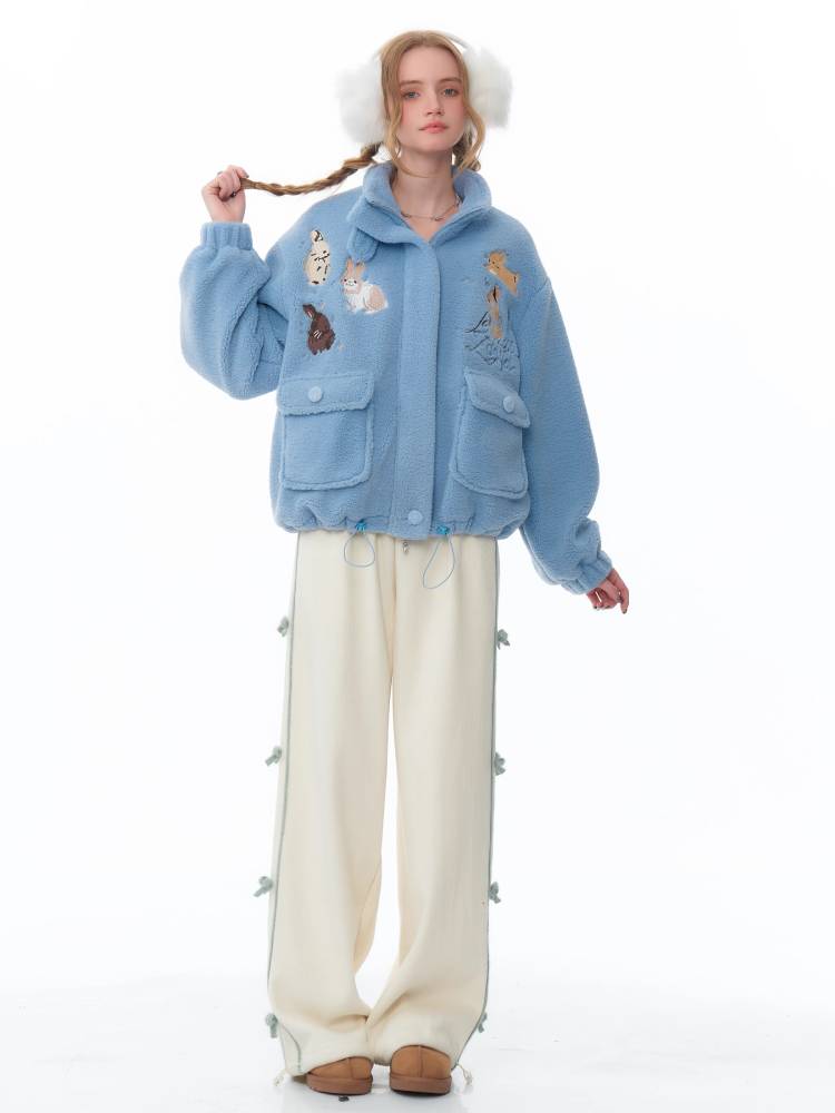 Straight wide leg casual sweatpants【s0000011074】