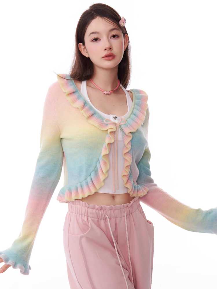 Gradient cardigan【s0000010179】