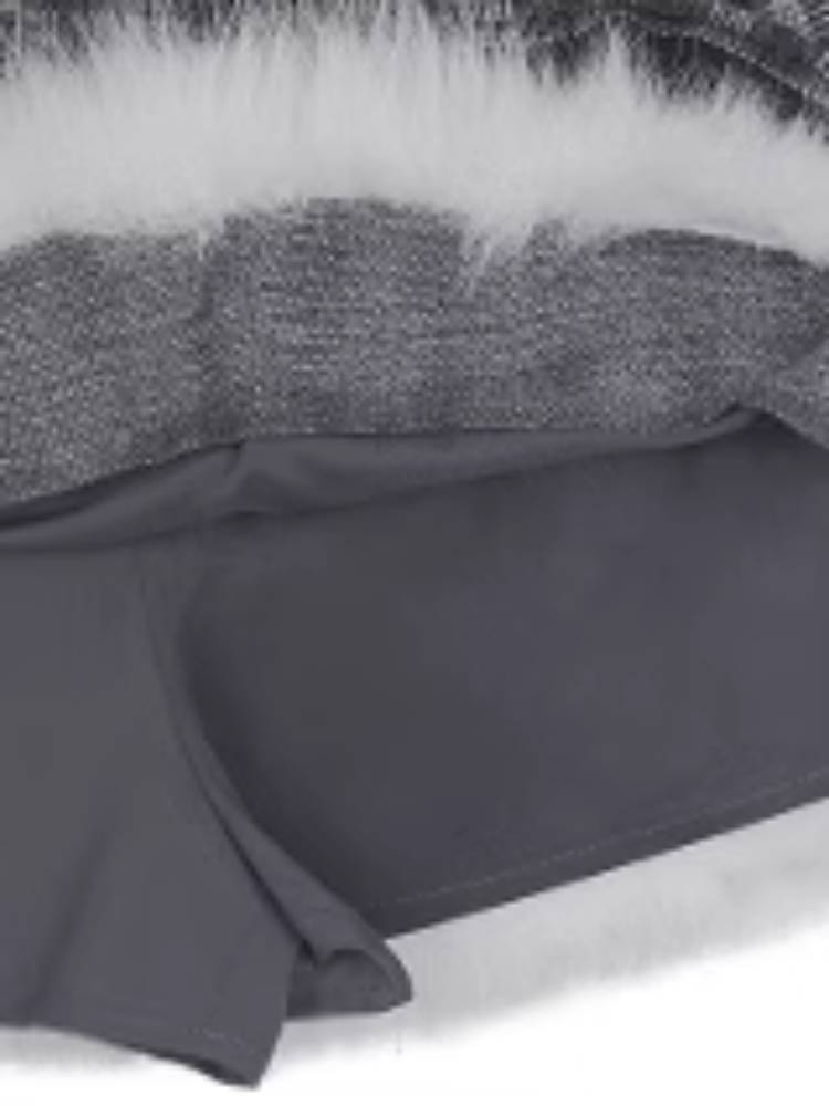 Black and white plaid skirt【s0000011279】