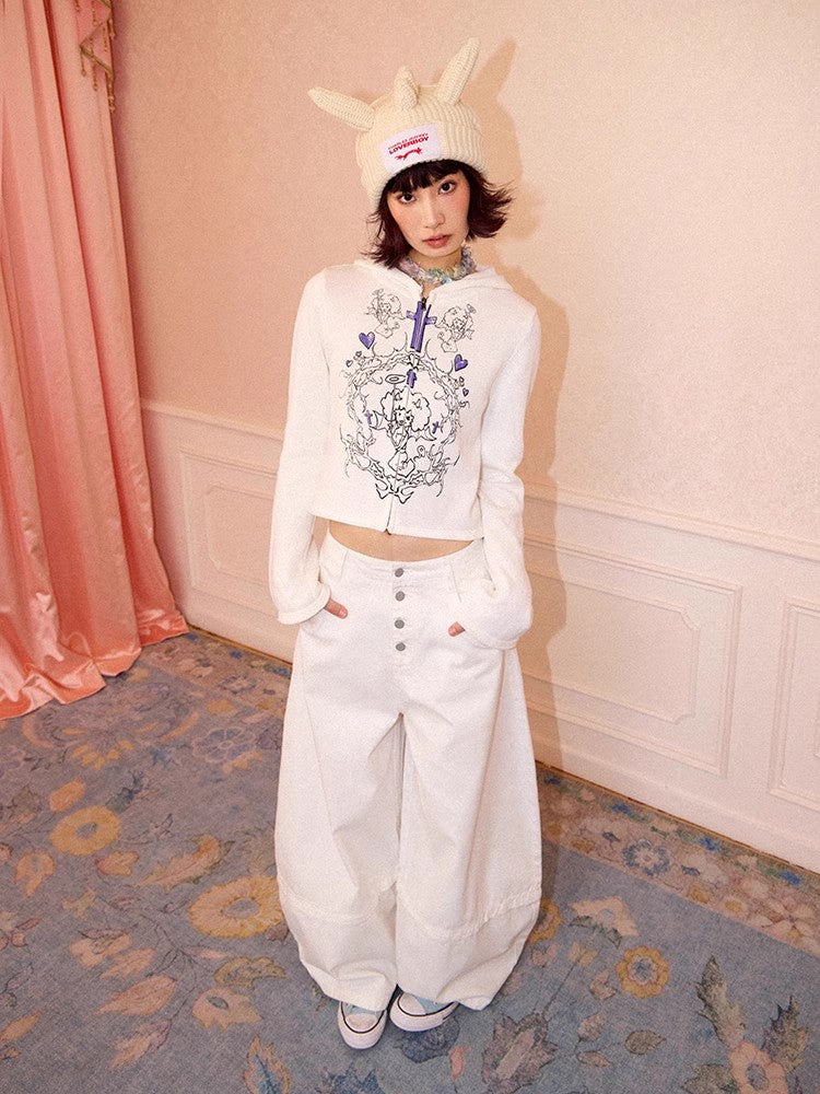 Chemical girl low rise wide leg pants【s0000011549】