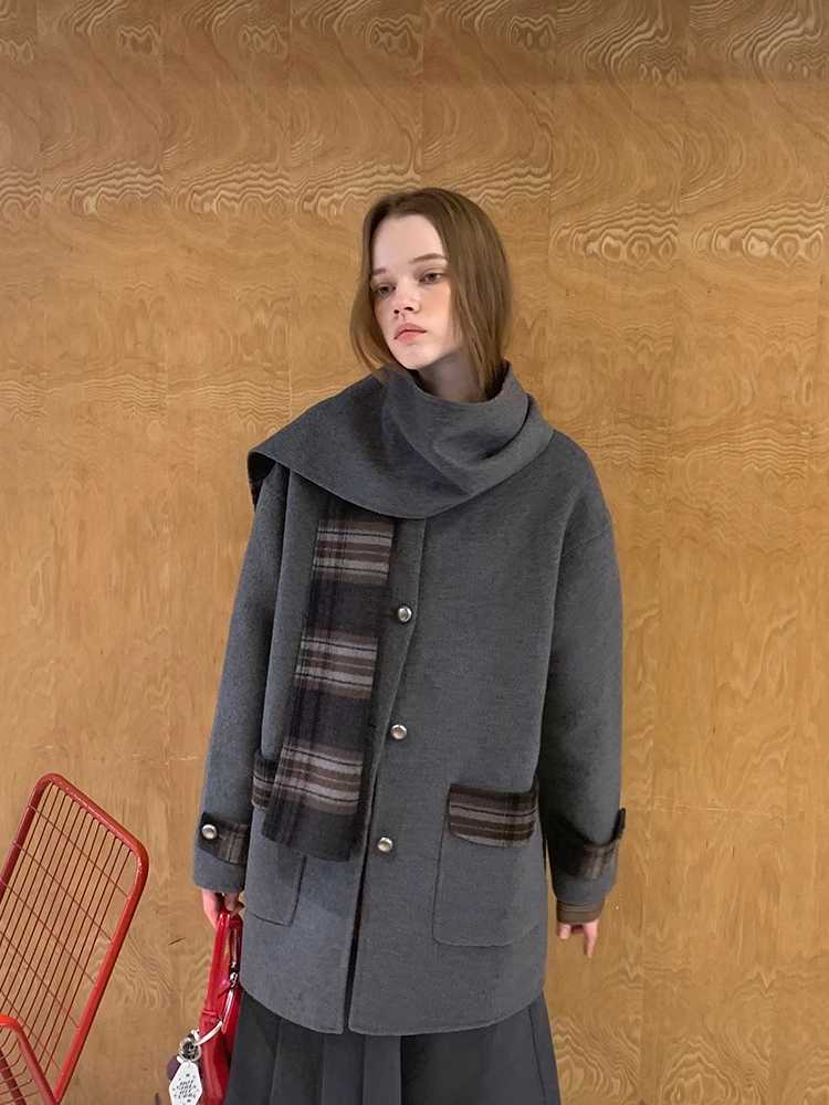 RETRO FASHION WOOL COAT [S0000010815]