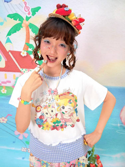 Cartoon Print Short Sleeve T-Shirt [S0000009533]