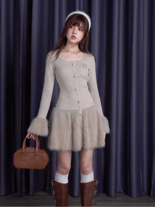 Sweet Knit Dress [S0000010667]