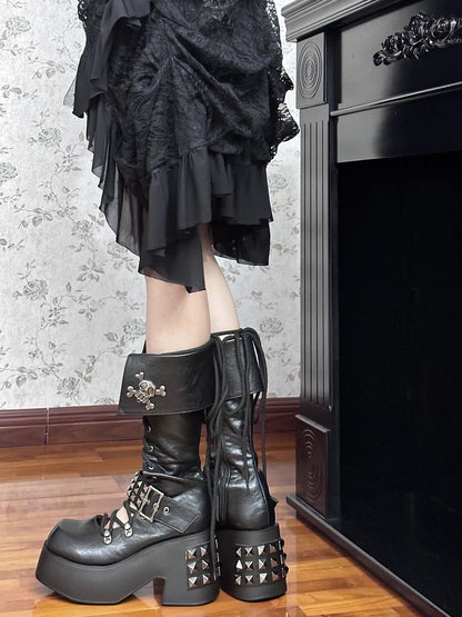 Punk platform shoes【s0000009513】