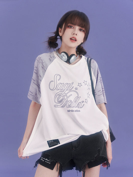 Loose print T-shirt【s0000007843】