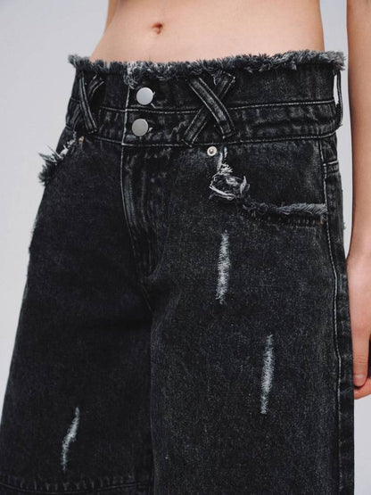 Wide leg casual jeans [s0000008382]