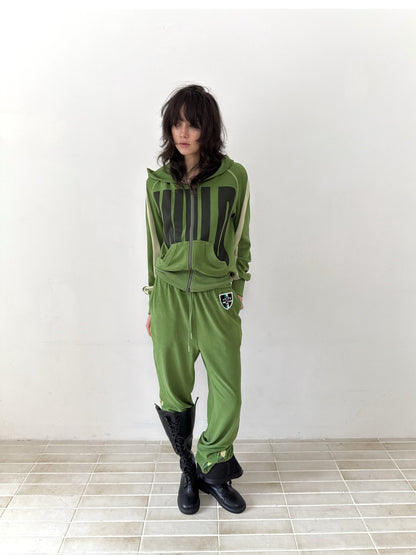 Color-Blocked Relaxed-Fit Hooded Sweatshirt【s0000014209】