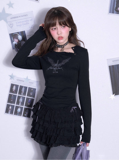 Lace cake skirt dress【s0000011297】