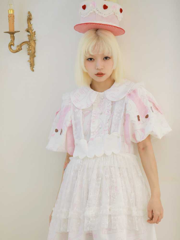 Puff sleeve princess dress【s0000010072】