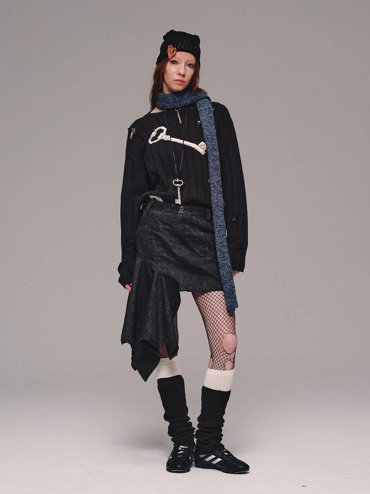 PUNK THICK NAVY SWEATER [S0000010126]