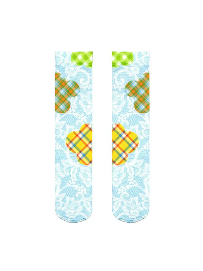 Lace Pattern Socks [S0000009522]