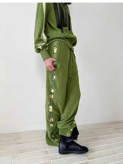 Color-Blocked Relaxed-Fit Hooded Sweatshirt【s0000014209】