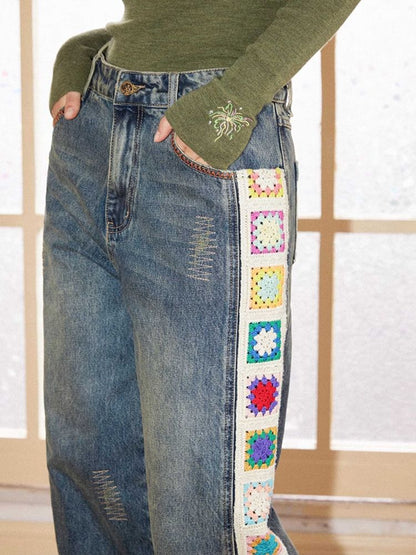 PatchWork Design Retro STRO STRAIGHT JEANS [S0000010713]