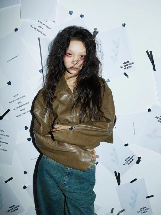 짧은 넓은 stye Kool Jaccet [S0000006331]