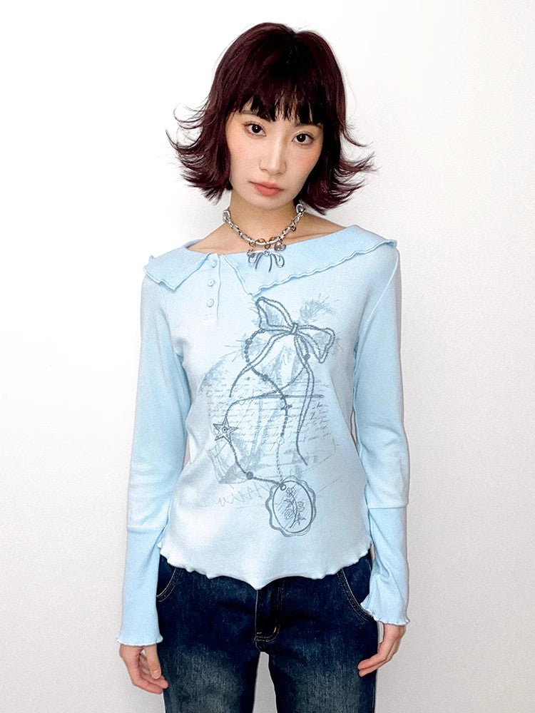 Chemical girl long sleeve t-shirt【s0000011546】