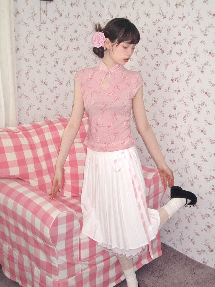 Slim cheongsam top【s0000007618】