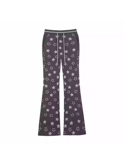 Star knit loose pants【s0000011292】