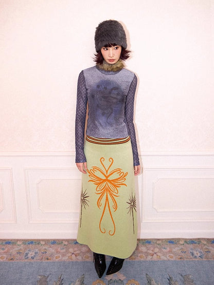 Chemical Girl printed long sleeve T-shirt【s0000011551】