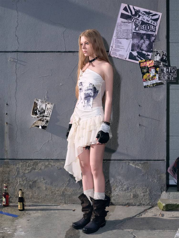 Punk style tube top【s0000009487】 – SCULTURE（エスカルチャー）