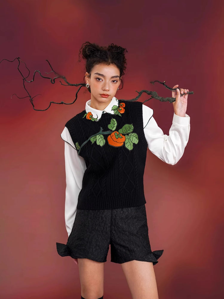 Chinese embroidery retro shirt【s0000006532】