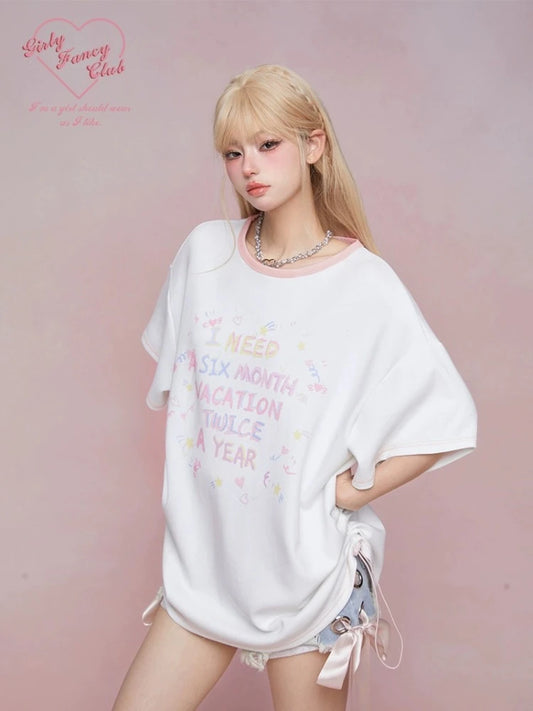 Loose short sleeve T-shirt【s0000008943】