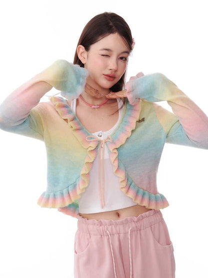 Gradient cardigan【s0000010179】