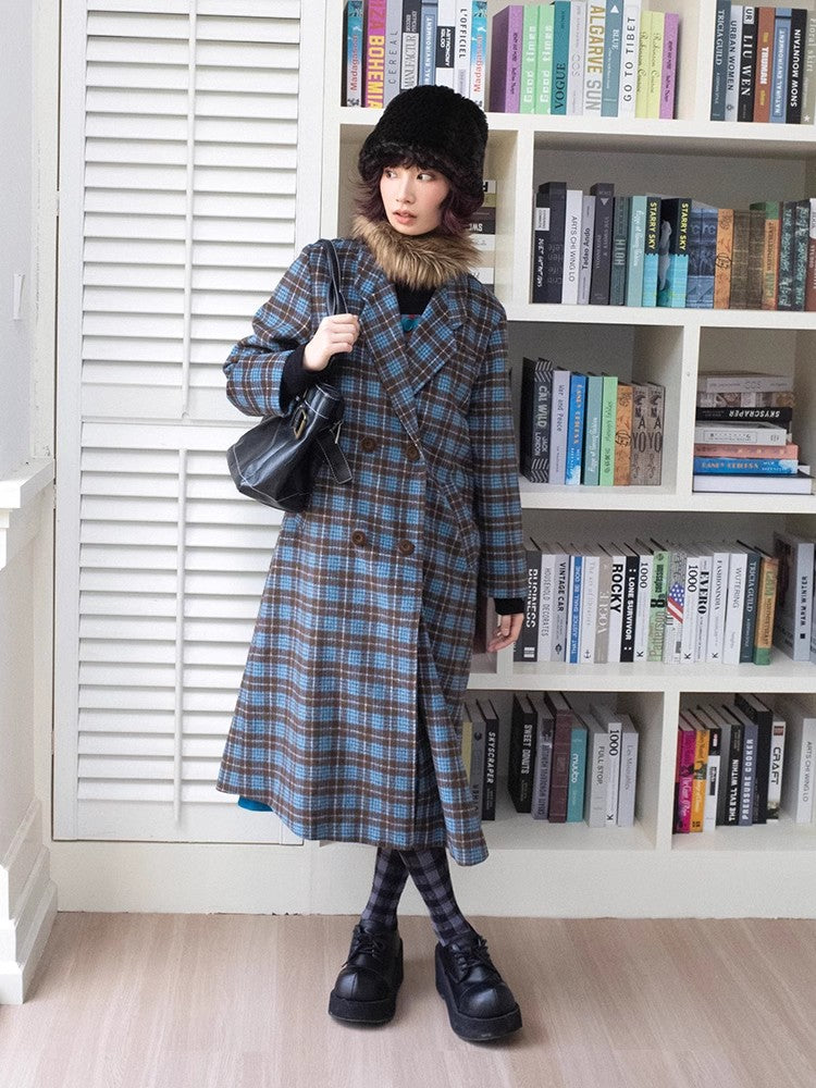 느슨한 격자 무늬 코트 [S0000011306]