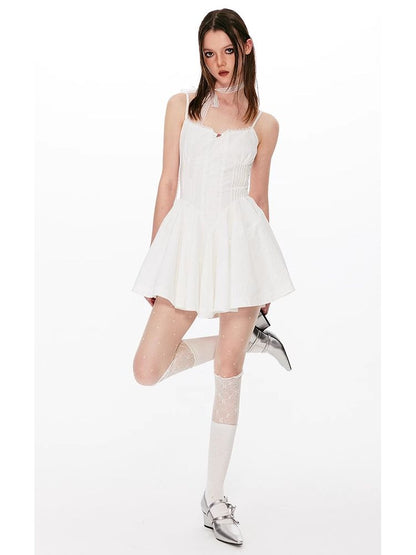 A-line suspender dress【s0000008427】