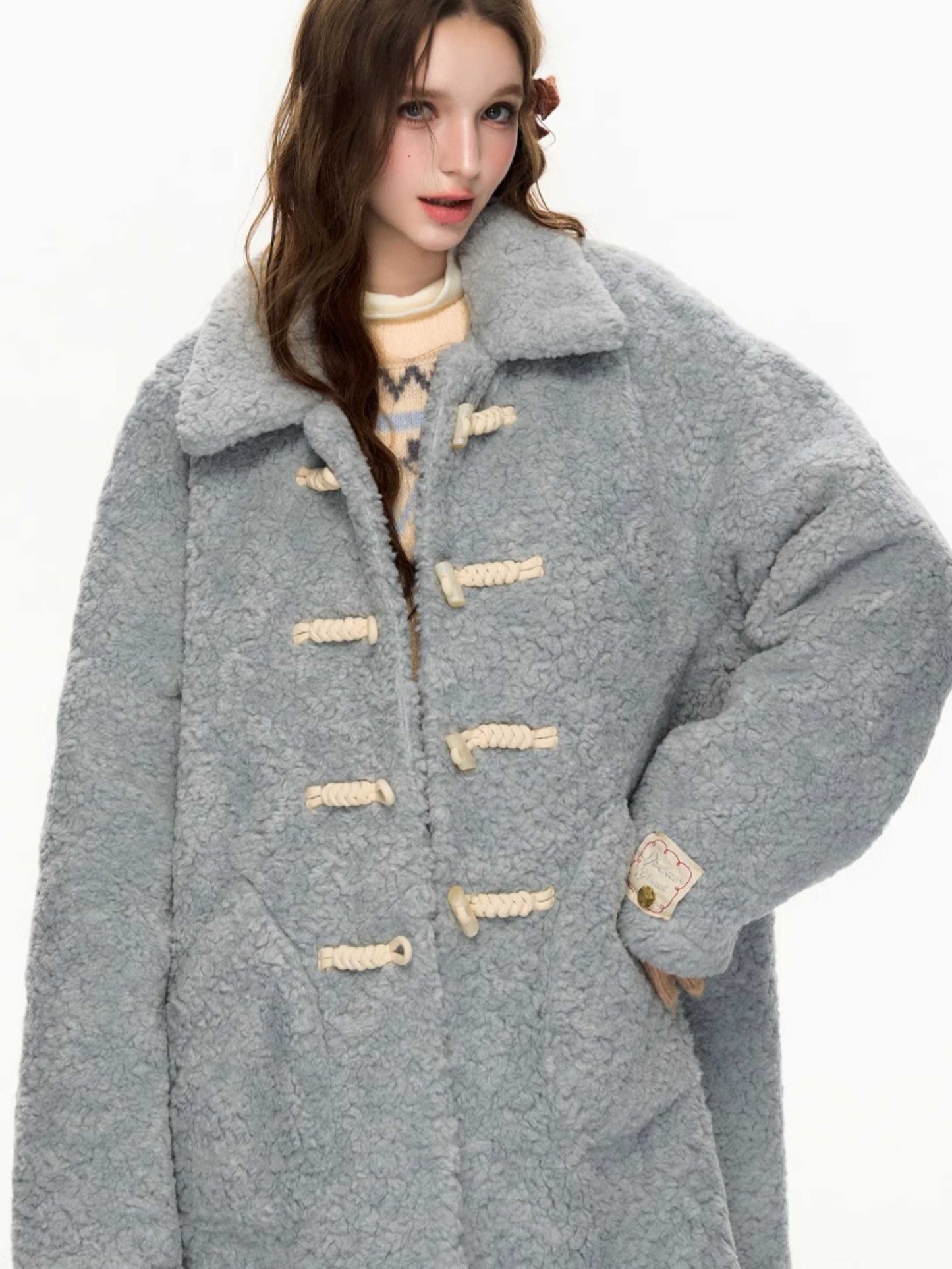 Horn Button Mid-LENGTH COAT [S0000010612]