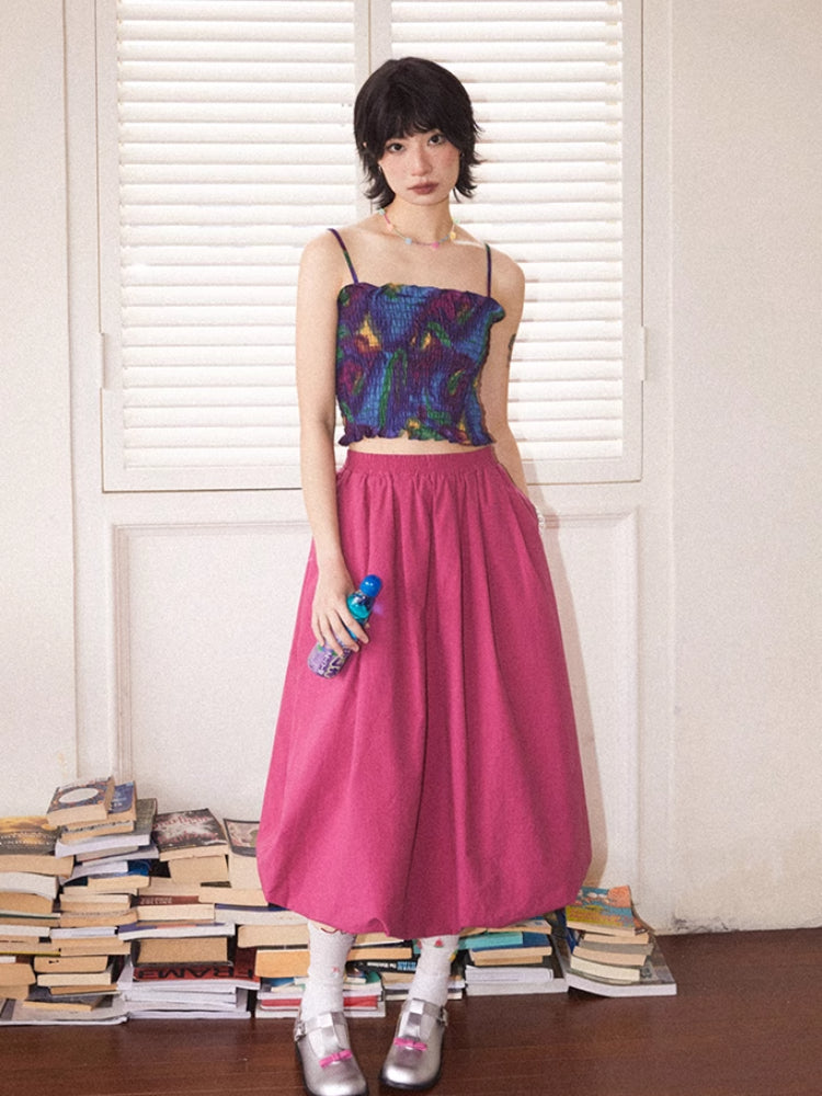 Summer 4-color short camisole【s0000007806】