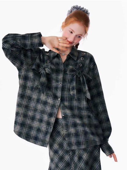 LOOSE PLAID SHIRT [S0000010165]