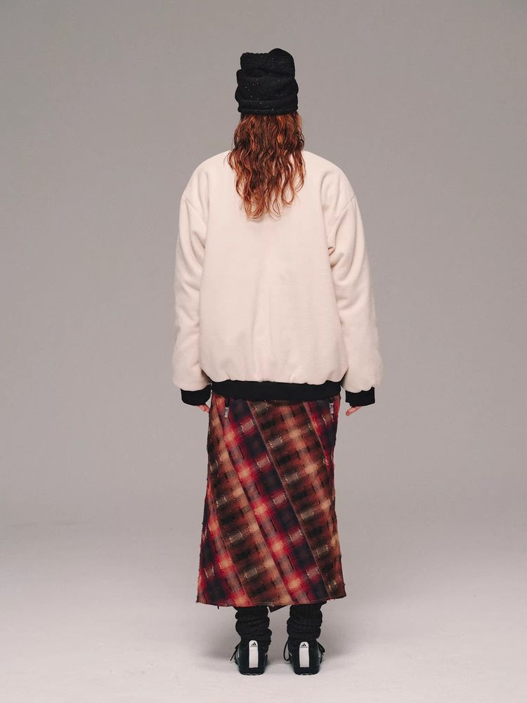 Faux leather reversible jacket【s0000011467】