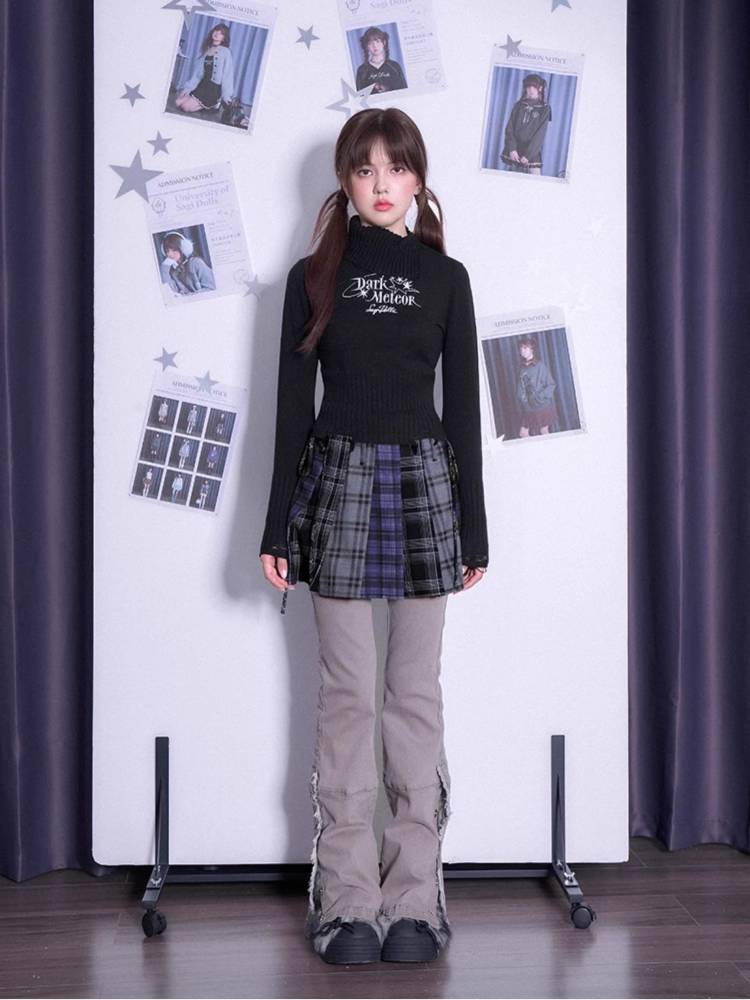 Dark sweet cool slim fit sweater【s0000011300】